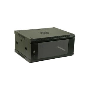 RACK szekrény TELCOLINE 4U/19 hüvelyk, 600x450 mm, fekete