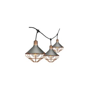 Girlanda Ogrodowa Różowe Złoto 6x E27 3m IP65 8975 147250420 - Boże Narodzenie