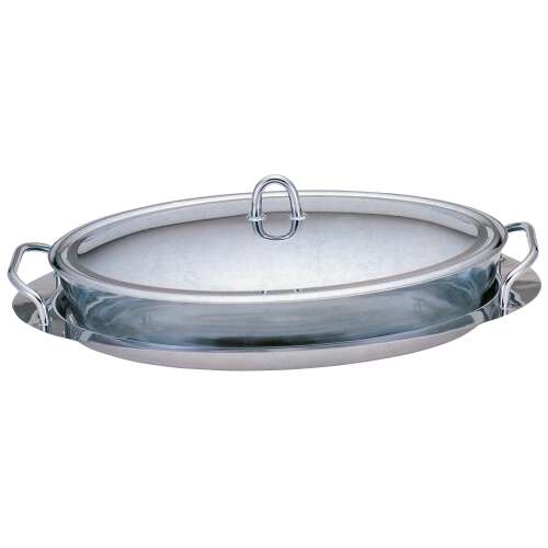 Berlinger Haus Black Silver Collection 3L Vas Oval pentru Servire cu Capac
