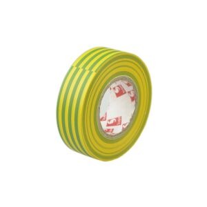 Taśma izolacyjna 19mm/20m żółto-zielona PCV 2702 147250684 - Taśma klejąca