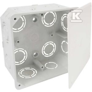 Cutie cu capac gri deschis KO 100_KA 147250692 - Doze de legătură și conexiune