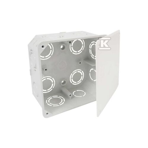 Puszka z wieczkiem jasno szara KO 100_KA