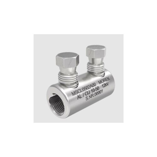 Conector șurub MSCL50 Al/Cu 10-50mm 12kV 2xșurub aluminiu rupere MSCL0502A00 147250711