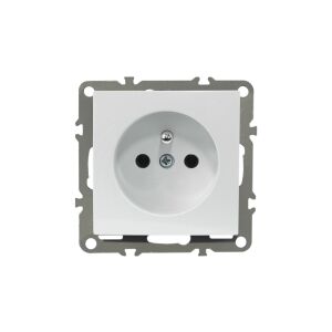 QUADRA Gniazdo z/u białe 147250763 - Conectori și mufe