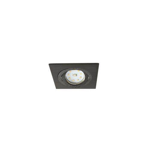 Állítható süllyesztett lámpatest fekete matt alumínium 147250768