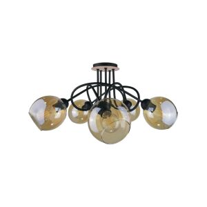 Modern mennyezeti lámpa 5xE27 VENUS WOOD 147250988 - Lámpa & Világítás