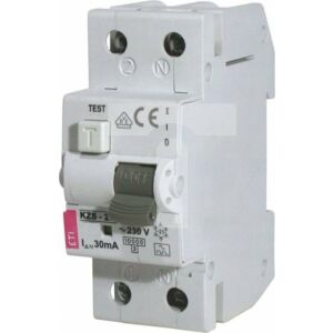 Siguranta automata diferentiala 20A/30mA B tip A 10kA KZS-2M ETI 002173205 147251233 - Întrerupătoare de circuit