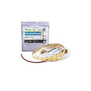 COB LED szalag 504 chip 12V 12W 66lm/W meleg 3000K IP54 - ED00031479 /5 m-es szakaszokban/