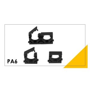 PA6 horonyos fekete légszívó tartó DN 12 kat. sz. 795.112.1 /1db/ 147251319 - Csőbilincs