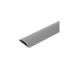 TV kábelmaszkoló léc univerzális padló/fali szerelésű 90x20mm szürke 2m 147251390 - Kábel