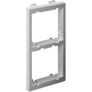 Simon Connect CIMA adapter 2 modul K45 (45x45mm) függőlegesen alumínium S62/8