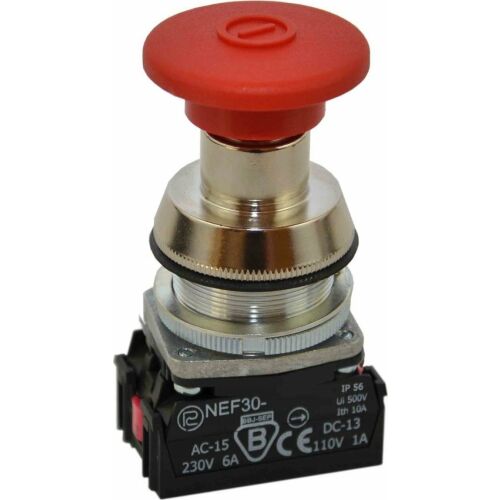 Gombbillentyű NEF30-DR2Y piros W0-NEF30-DR 2Y C 147251930