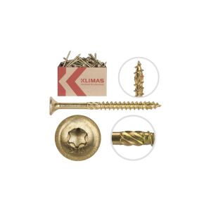 Șurub cu cap pentru fitinguri de tâmplărie TORX 5x50 MASTER Screw-met /250buc. / 147251937 - Fixator