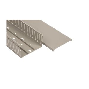 Fésűs vályú 100x60x2000mm világosszürke E174 147251967 - Kábel