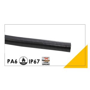 Peszel ochronny poliamidowy Ana-Quick PA6S roz.29 34,5/29mm rura karbowana elastyczna 320N odporna na UV LSOH IP67 /25m/ 147252044 - Rurka krtaniowa