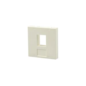 Egyszeres keystone adapter 2M 45x45 fehér Mediabox 147252101 - Keystone modul kiegészítő