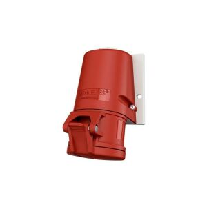 Erős áramú aljzat 16A 5P 6h IP44 fali beépítésű MEN 27004 Mennekes 7681 147252165 - Ipari csatlakozó