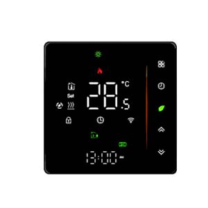 Termostat inteligent Wi-Fi 16A model 003 negru, pătrat, TUYA IRH-TSB003 147252239 - Termostat de ambient