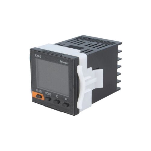 CX6S-1P4F Elektronikus számláló LCD kijelzővel, Idő/impulzusok, OUT: SPDT, In: Feszültség