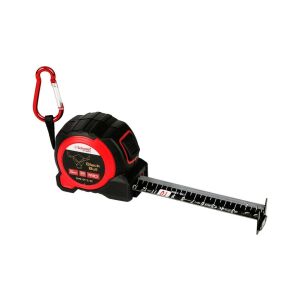 Mérésmérő visszahúzható szalag 5m 32mm erős neodímium mágnes záróhorog Schmith