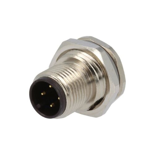 Gerader M12-Rundsteckverbinder, 250 V, männlich, 250 V, T4130012041-000 147252841
