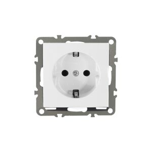 QUADRA Gniazdo SCHUKO białe 147252839 - Conectori și mufe