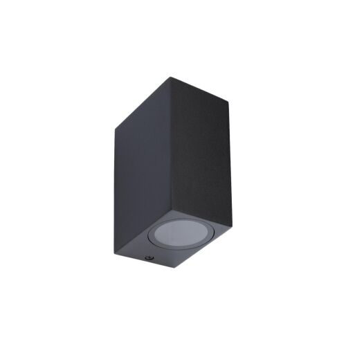 Külső fal lámpa 2xGU10 ALLIUM fekete négyzet LUMILED 147252861