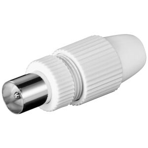 Goobay Koaxiális csatlakozó koaxiális kábelhez csipeszes rögzítéssel 147252868 - Koax csatlakozó