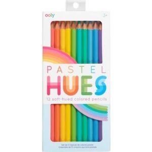 Színes ceruzák pasztell árnyalatokban - 12 db-os készlet, Ooly