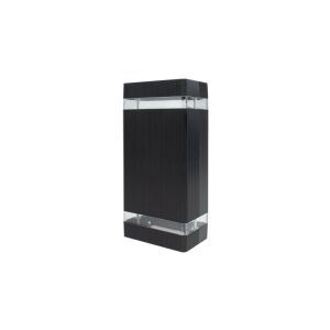 Műanyag homlokzati lámpatest OE-6C 2xGU10 FEKETE