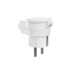 Elektro-Plast Rozdzielacz kątowy wtyczka-gniazdo z pokrywą z/u 16A 2P IP44 AWA-WGB biała 147253006 - Conectori și mufe