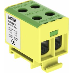 Conector OTL50-2 culoare galben-verde 2xAl/Cu 1,5-50mm2 1000V AC / 1500V DC Clema universala MAA2050Y10 147253156 - Blocuri terminale