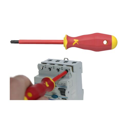 Wkrętak do bezpieczników PZ2 KLAUKE / Wkrętak izolowany 1000V - VDE / Made in GERMANY / KL130PM2IS 147253214