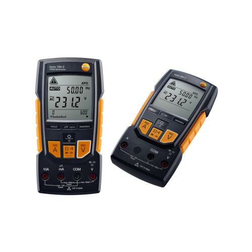 Digitális multiméter/univerzális mérőműszer 0,1-600 VAC/DC, 0.1mA-10a AC/DC, 0,1-40 mom/Made in Germany/Testo 760-1 147253303