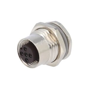 M12 Conector circular de lipit drept feminin 4pin 250V T4131012041-000 147253439 - Conectori