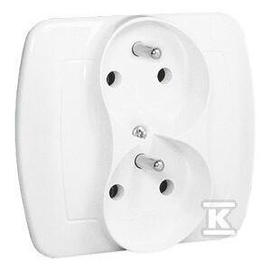 Simon Chord Dupla aljzat /u-val fázis invariancia funkcióval fehér AGZ2CZ/11