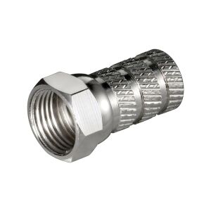 F csavaros csatlakozó 5.2mm/20mm Big Nut Goobay 147253464 - Koax csatlakozó
