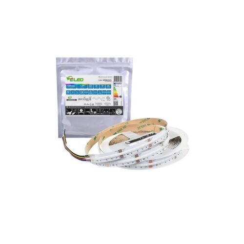 COB LED szalag RGB+CCT 840 chipek 24V 16W (CCT - 2700K - 6500K) CRI90+ - ED00031526 /5 m-es szakaszok/ 147253534
