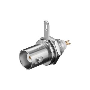 Goobay BNC aljzat házba szerelhető forrasztott csatlakozással 147253637 - Csatlakozó