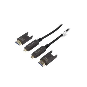 AK-330127-100-S HDCP 2.2 kábel, HDMI 2.0 optikai LSZH 10m 147253706 - HDMI kábel