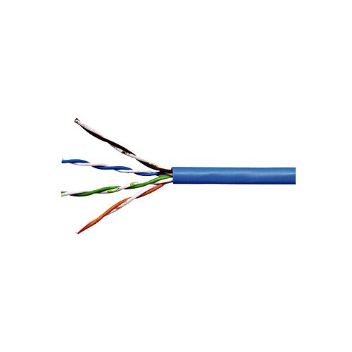 U/UTP Cat.5e 4X2XAWG24 PVC kábel kék (305mb)