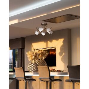 Plafon lámpa mennyezeti PLATO tejüveg árnyékokkal E14-es foglalattal ebédlőnek K-JSL-6059/5 AB Kaja Lighting 147253876 - Lámpa & Világítás