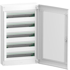 PrismaSeT XS elosztószekrény 5x24 PSXS-5-24-NT-P fali átlátszó ajtó IP40 IK09 LVSXR524 147253930 - Villanyszerelés