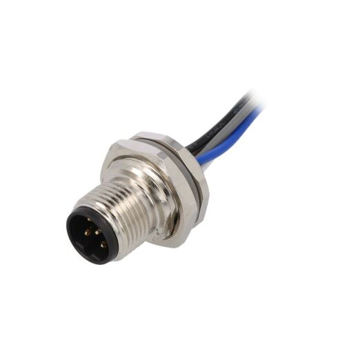 M12-es kerek dugasz egyenes 5 tűs 60V 0,2m T4171010405-001 147253951