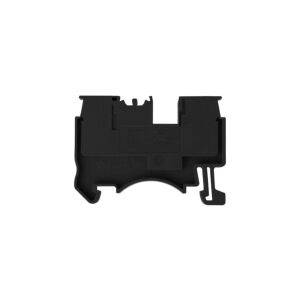 Tömörítés átmenő lyukas sín szerelvény fekete 2,5 mm2 1P UL 147253969 - Sorkapocs