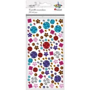 Öntapadós kristályok, négyzetek 141db