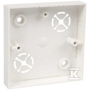 Cutie de scule 81x81x16mm alb LK 80/1_HB 147254201 - Doze de legătură și conexiune