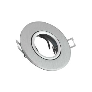 Bewegliche runde Deckeneinbauleuchte WEST OPAL Silver GOLDLUX 147254222 - Haus & Garten