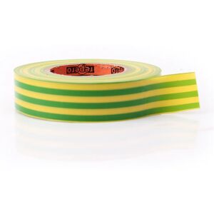 Szigetelőszalag, REPERO, 20 m, zöld/sárga