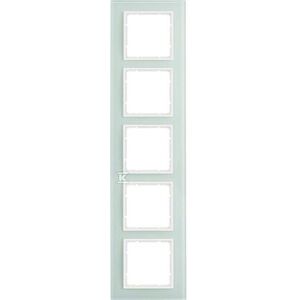 Berker B.7 Glas Frame ötszörös edzett üveg hófehér 10156909 147254546 - Villanyszerelés